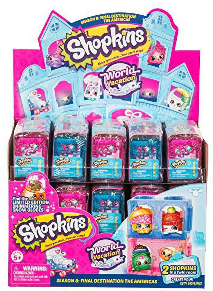 Shopkins Season 8 World Vacation Americas 2 Pack Case of 30