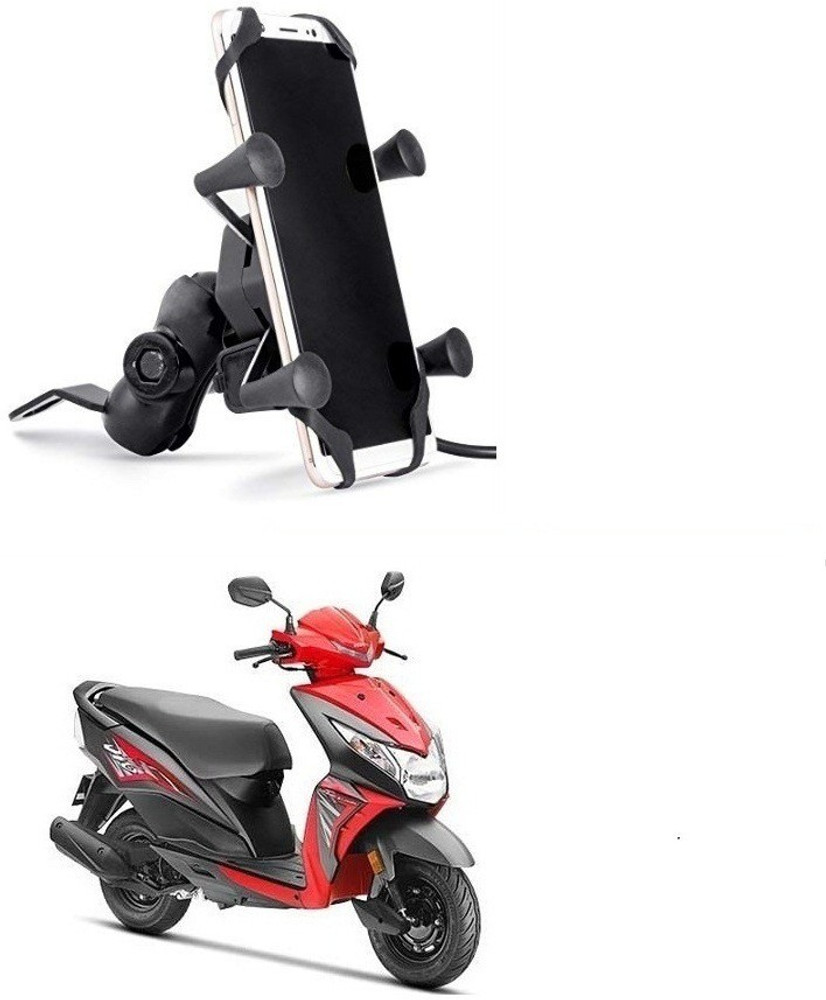 Mobile holder hotsell for dio bike