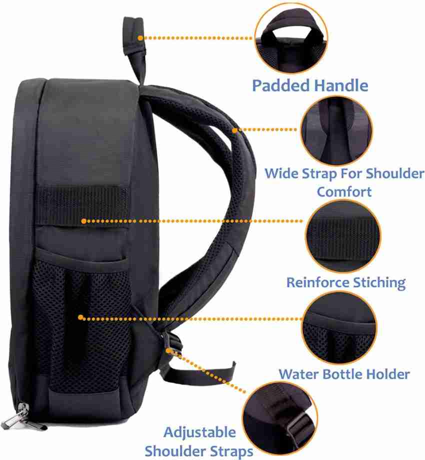 HIFFIN DSLR/SLR Camera Shoulder Bag Case with Adjustable Shoulder Stra