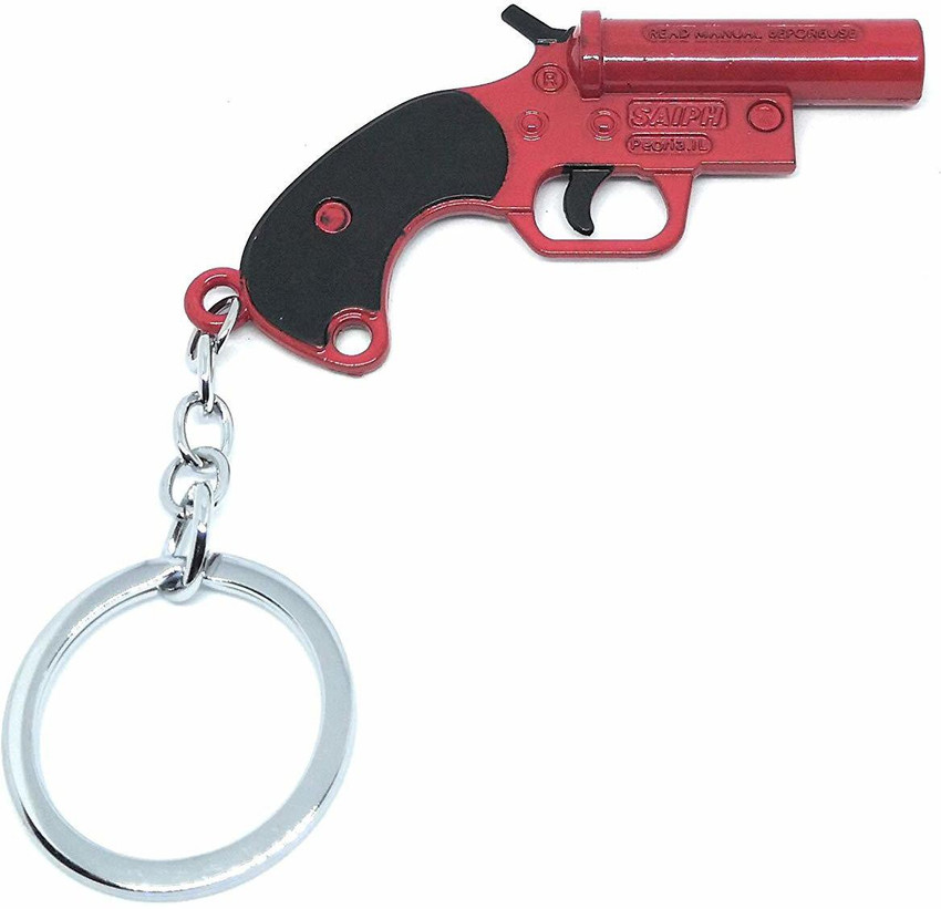 Khushi PUBG flare gun Collectible Metal Keychain for Car Bike Men Women Keyring Key Chain Price in India Buy Khushi PUBG flare gun Collectible Metal Keychain for Car Bike Men Women