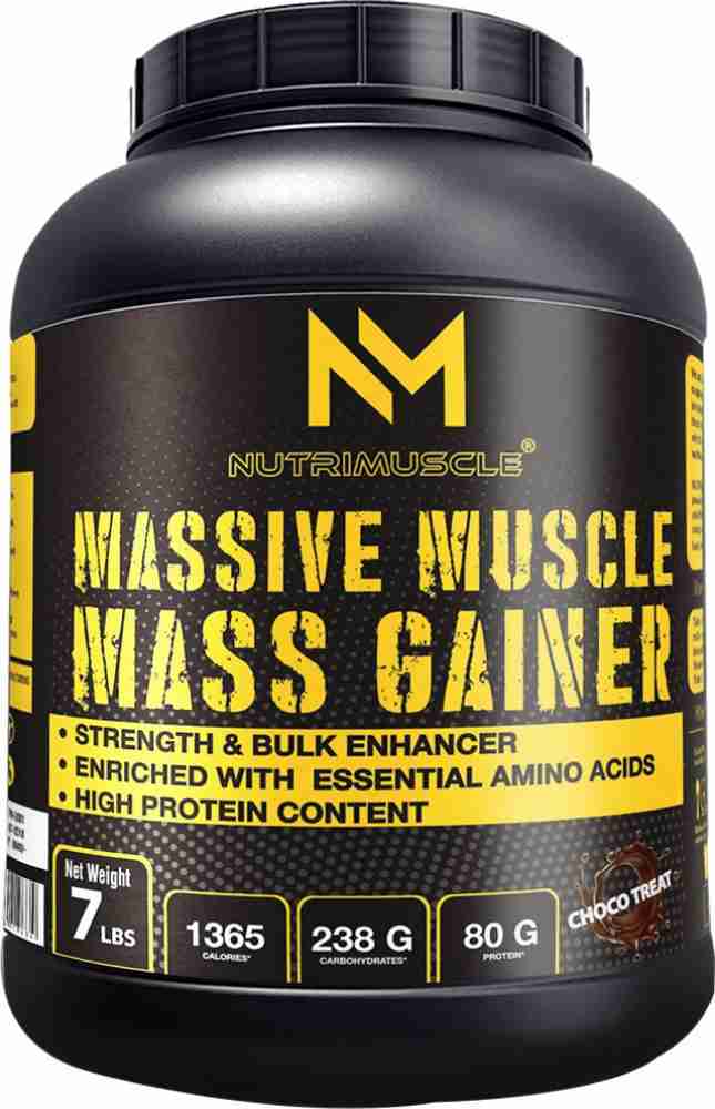 nutrimuscle Massive Weight Gainers/Mass Gainers Price in India