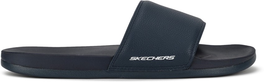 Skechers Men PADDED SLIDE Slides Buy Skechers Men PADDED SLIDE