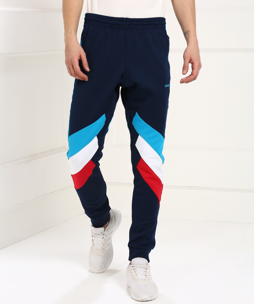 ADIDAS Colorblock Men Multicolor Track Pants