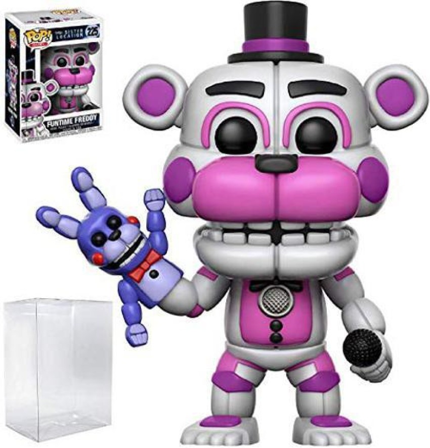Funko Five Nights at Freddy's Sister Location Funtime Freddy Pop! Vinyl  Figure and (Bundled with Pop BOX PROTECTOR CASE) - Five Nights at Freddy's  Sister Location Funtime Freddy Pop! Vinyl Figure and (