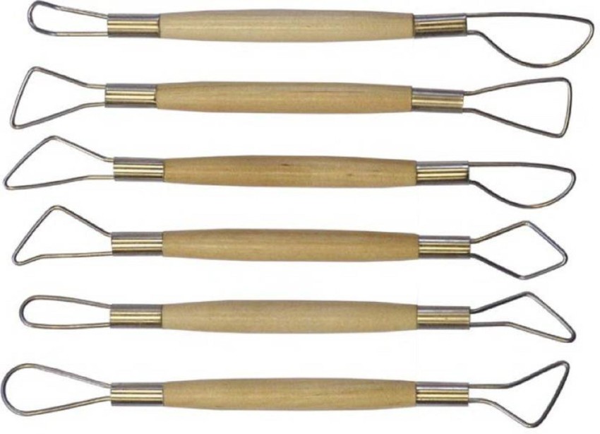 CHROME 5Pcs Wooden Polymer Clay Tools Clay Sculpting Tool Multi