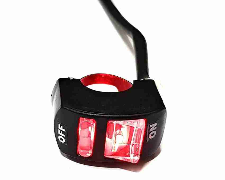 Bike led hot sale light switch