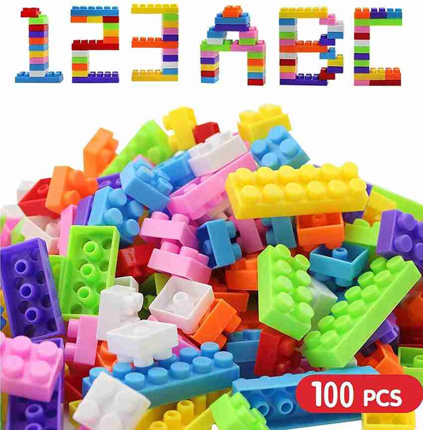 Kids building sale blocks plastic