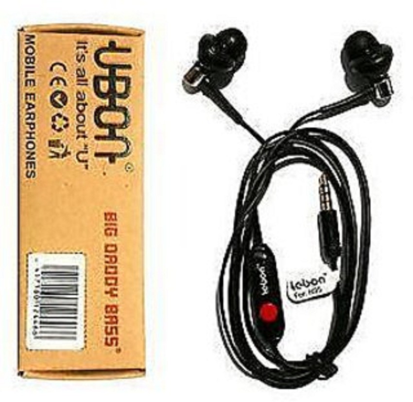 Rozti universal Ubon UB 75 Wired Headphone Black In the Ear