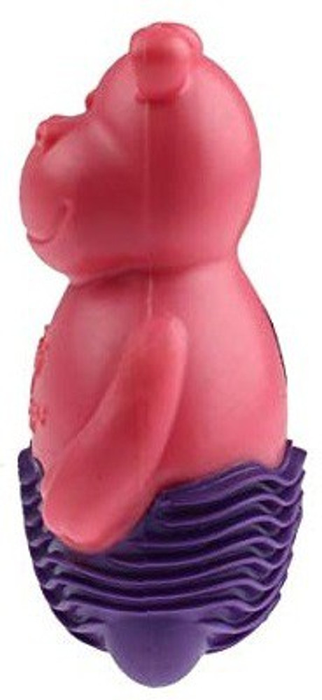 GiGwi Suppa Puppa Hippo Pink X Small Puppy Rubber Squeaky Toy