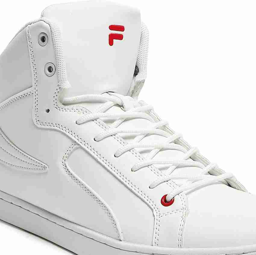 Fila white deals sneakers high tops