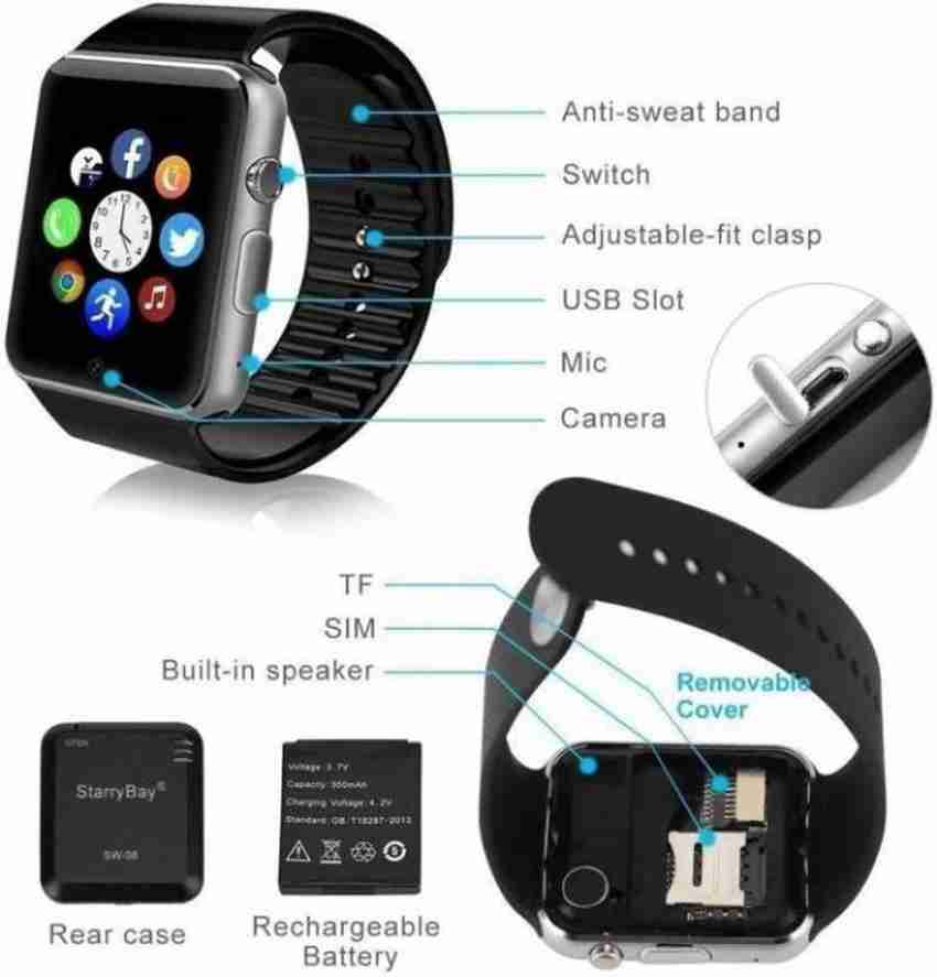 EasyShop Android A1 Smartwatch EA03 Smartwatch Price in India Buy EasyShop Android A1 Smartwatch EA03 Smartwatch online at Flipkart
