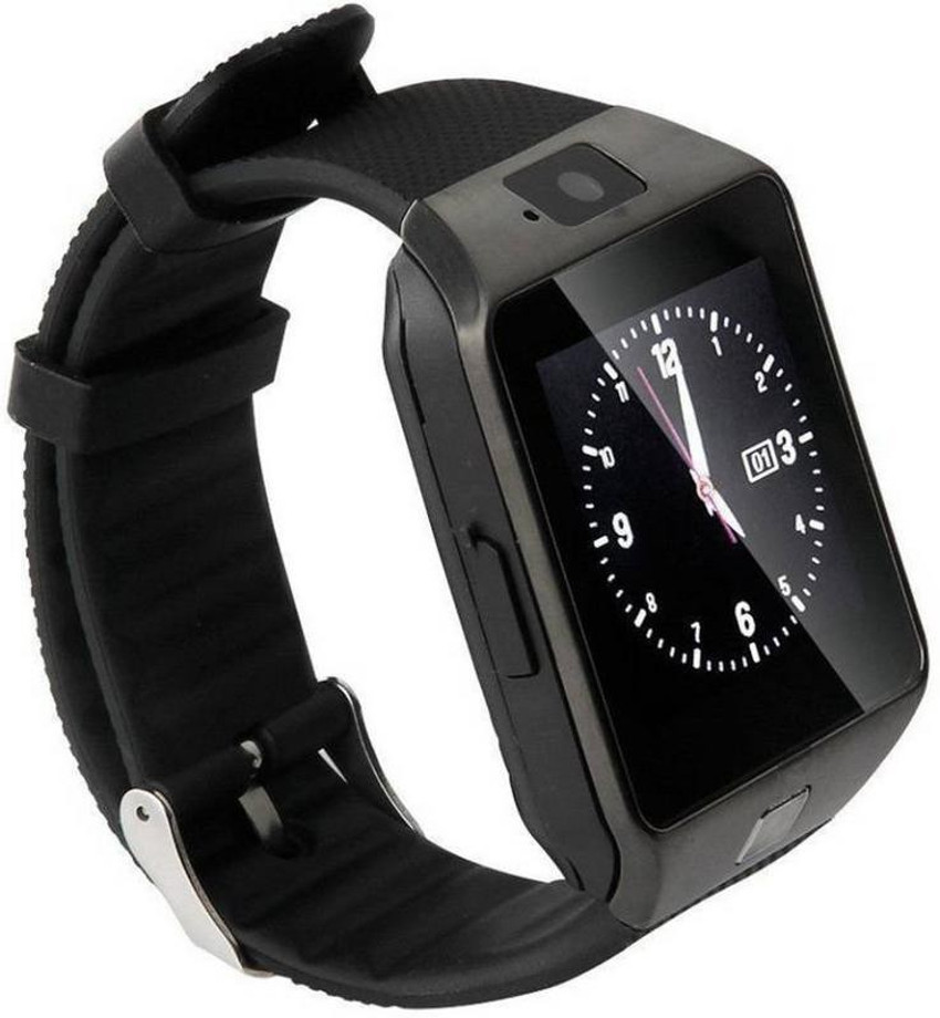 EasyShop DZ09 Smartwatch Black Strap Regular Smartwatch Price in