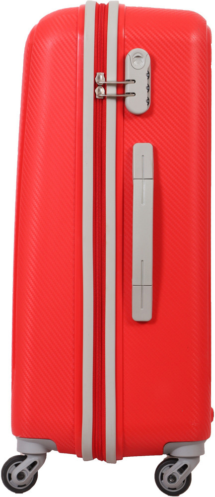ARISTOCRAT Nitron Hard Trolley 65 cm Check in Suitcase 4 Wheels 26 inch Red Price in India Flipkart