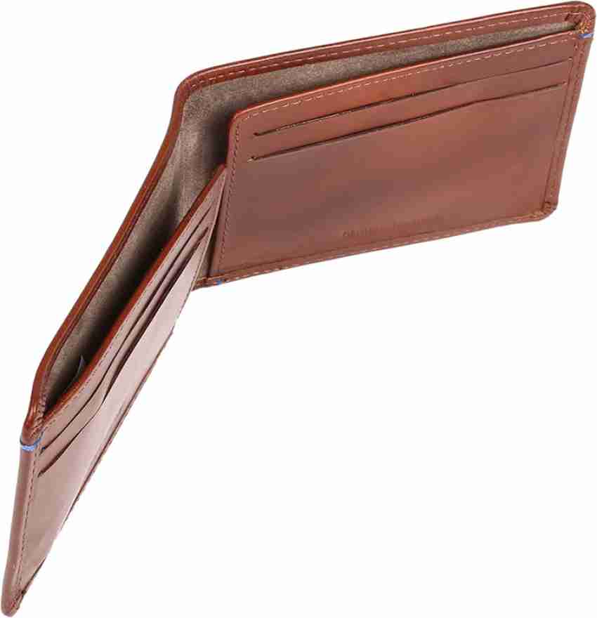 Allen Solly Men Brown Genuine Leather Wallet Brown Price in