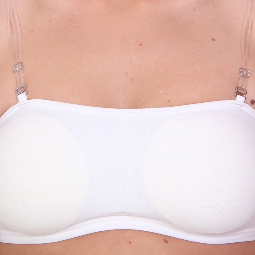 Buy padded bra with transparent straps for women in India @ Limeroad