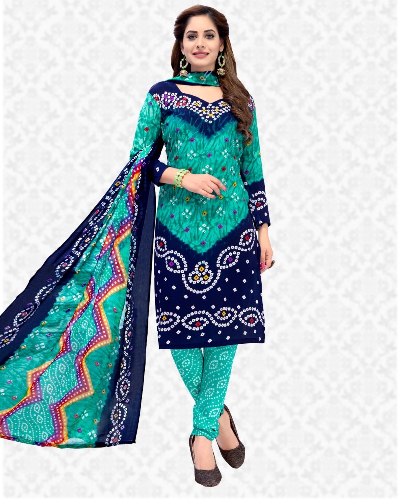 Divastri Crepe Printed Salwar Suit Material Price in India - Buy