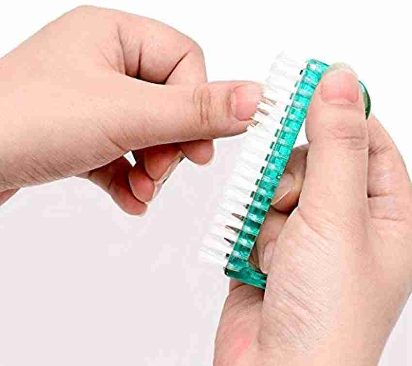 Nail store brush cleaning