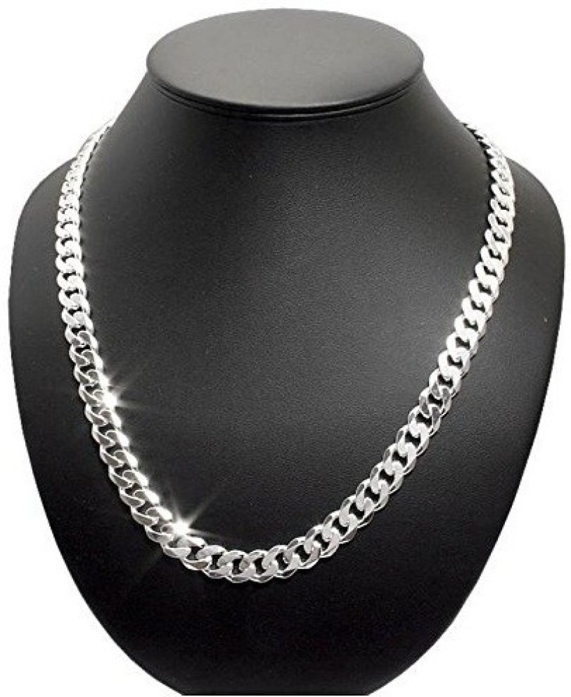 Plated silver deals chain