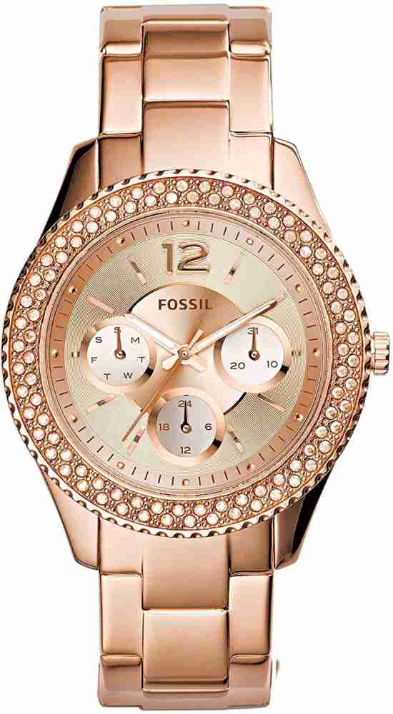 Fossil stella rose outlet gold