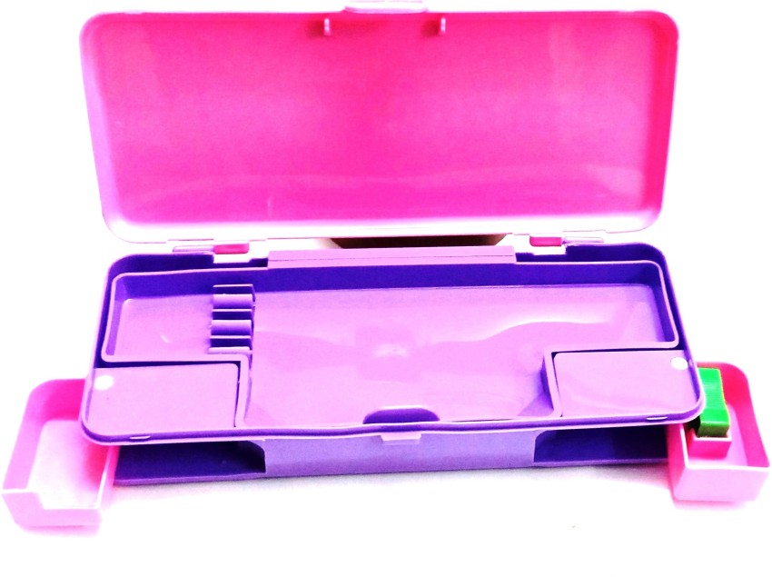 JOYFUL Fun-blocks Pencil Box, Dora Pencil Box for Kids, Purple Color, Fun &  Learn - Joyful Plastic
