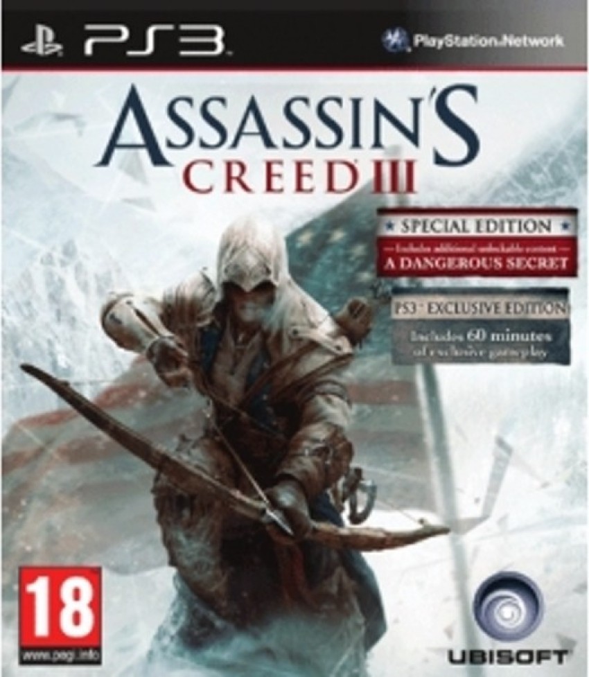 PS3 Assassin's Creed III Special Edition Price in India - Buy PS3  Assassin's Creed III Special Edition online at