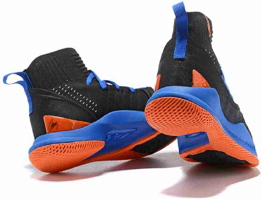 Black and orange shop stephen curry shoes