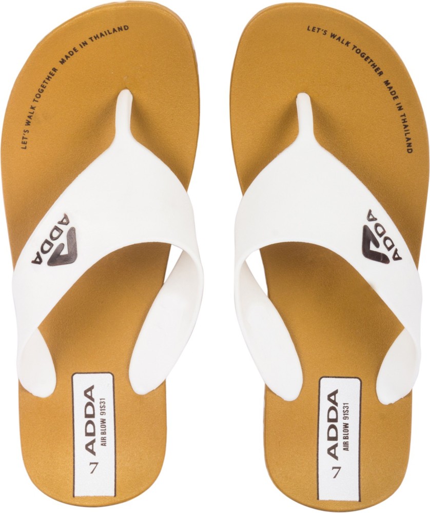 Adda Men Slippers Buy White Color Adda Men Slippers Online at Best Price Shop Online for Footwears in India Flipkart