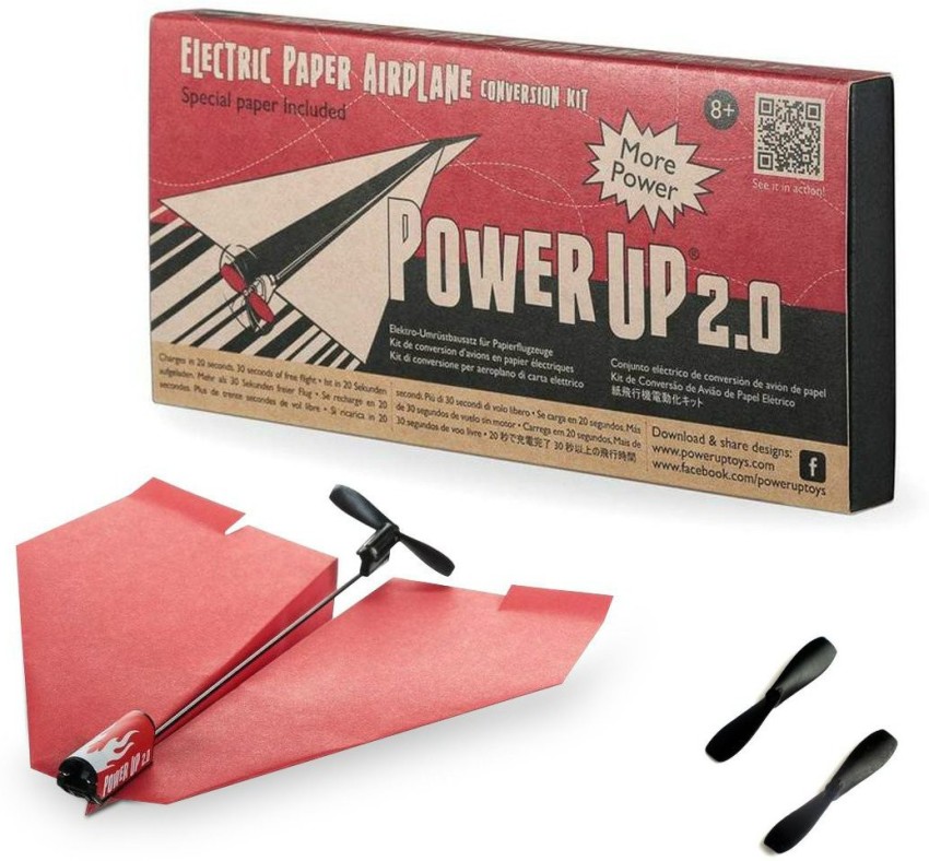 2.0 Paper Airplane Conversion Kit, Electric Motor for DIY Paper Plane