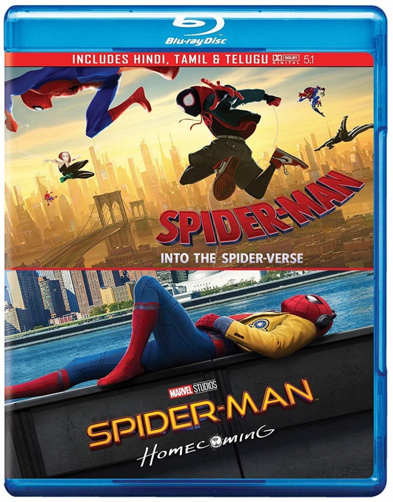 Spider-Man 2 Movies Collection - Spider-Man: Into the Spider-Verse +  Spider-Man: Homecoming (2-Disc) Price in India - Buy Spider-Man 2 Movies  Collection - Spider-Man: Into the Spider-Verse + Spider-Man: Homecoming  (2-Disc) online