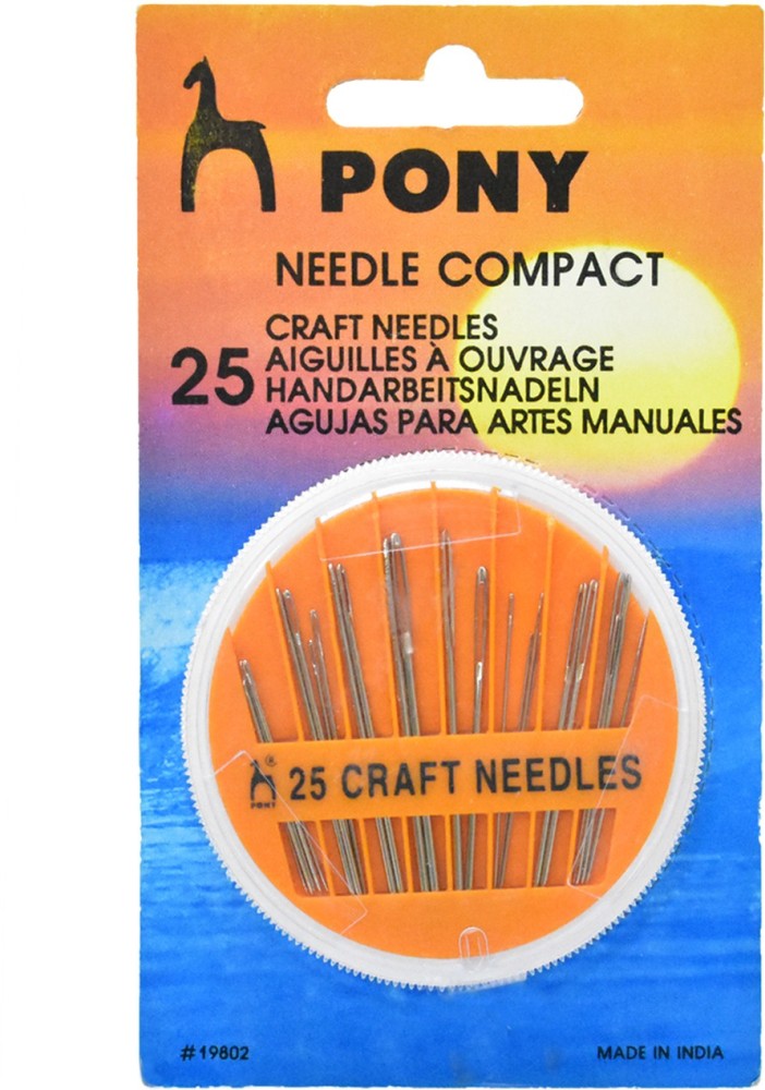 40PCS Sewing Needles 24/26 Large Eye Cross Stitch Needles with 2 Needle  Threader