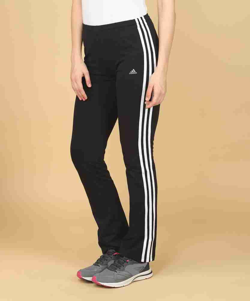 ADIDAS Striped Women Black Track Pants Buy Black White ADIDAS Striped Women Black Track Pants Online at Best Prices in India Flipkart