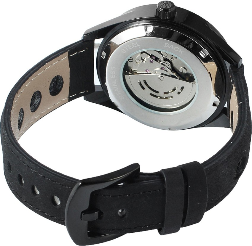 Watch with 2025 transparent back