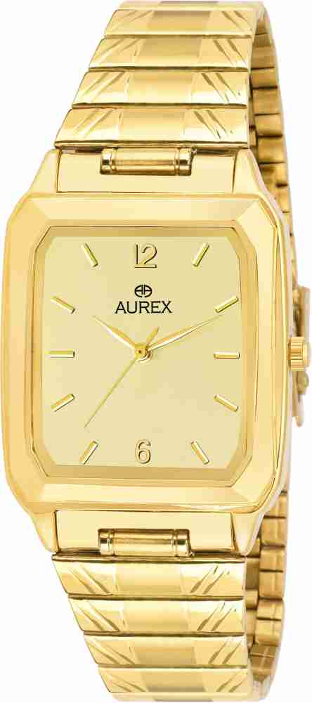 Gold square online watch