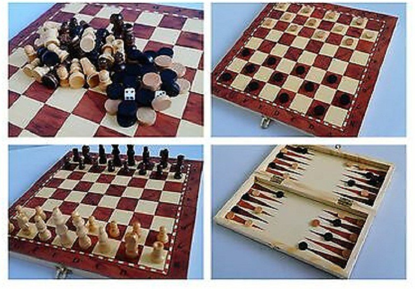 Magnetic Travel Chess Sets and Checkers for Adults and Kids, 13 Inch  Roll-up Folding Chess Board - Wooden Chess Game and Checkers Set, 2 Extra  Queens