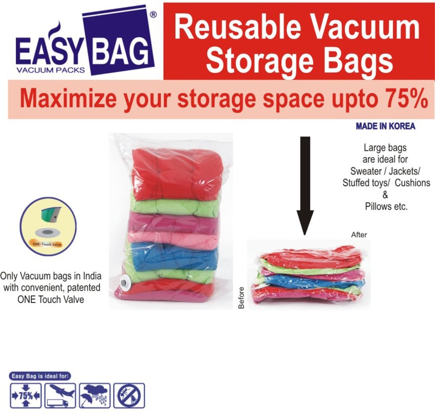 Vacuum Storage Bags I Space Saving Bags I Demo I How I packed so many  clothes in one Bag 