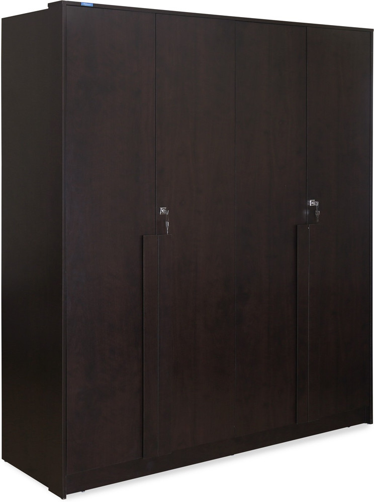 Nilkamal Crysta Engineered Wood 4 Door Wardrobe Price in India Buy Nilkamal Crysta Engineered Wood 4 Door Wardrobe online at Flipkart