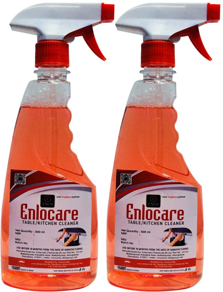ENLOCARE KITCHEN/TABLE CLEANER 500ML 1+1 Kitchen Cleaner Price in