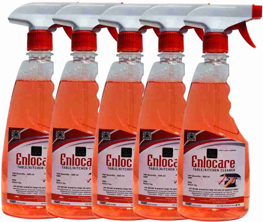 ENLOCARE KITCHEN/TABLE CLEANER 500ML 1+1 Kitchen Cleaner Price in