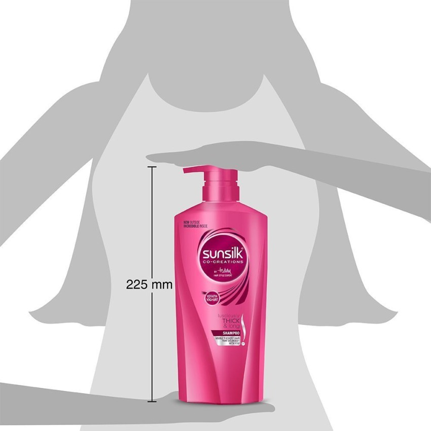 SUNSILK Lusciously Thick & Long Shampoo 650 ml (Pack of 2) - Price