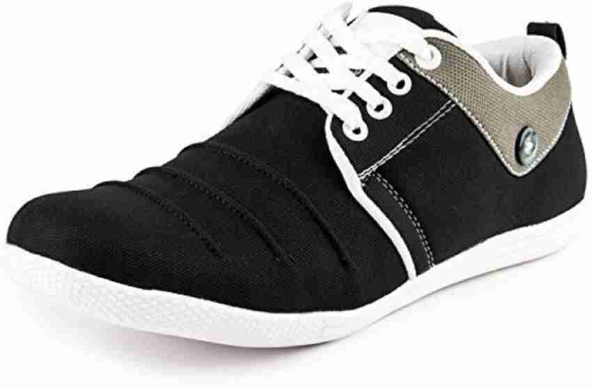 Crazy Kicks Black Casual Sneakers shoes for mens and boys Canvas Shoes For Men Buy Crazy Kicks Black Casual Sneakers shoes for mens and boys Canvas Shoes For Men Online at