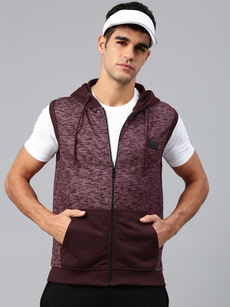 Hrx sleeveless online hoodie