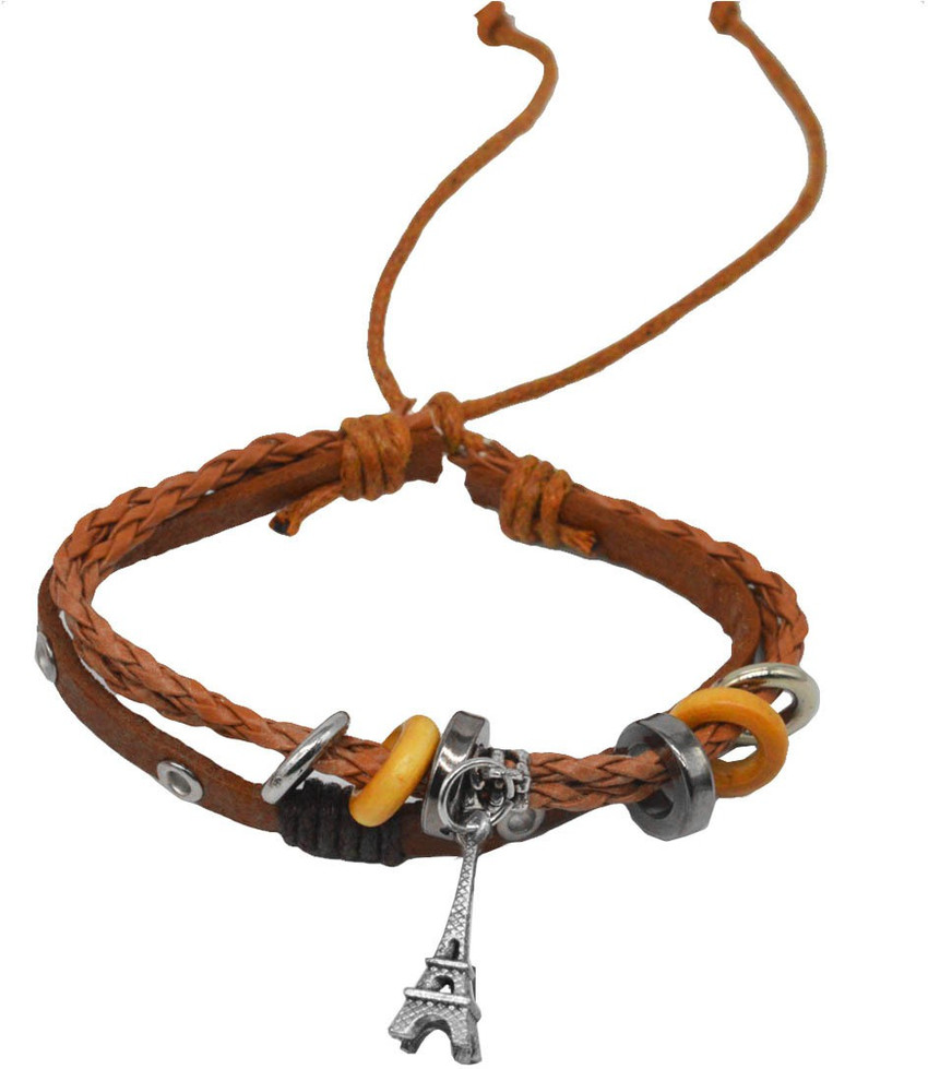 Leather bracelet flipkart shop