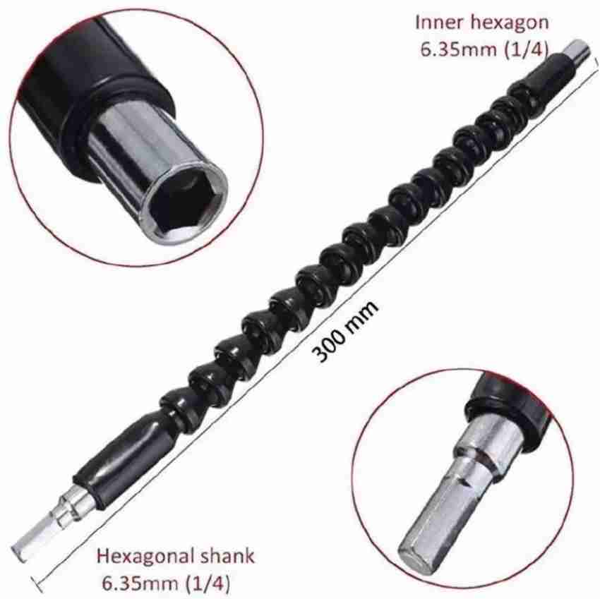 AASONS Flexible Drill Bit Extension Kit AASONS Flexible Drill Bit Extension  Kit, Flexible Soft Shaft Extension Screwdriver Bits & Sockets Universal Nut  Electric Drill Bit Power Hand Repair DIY Tools Accessories with