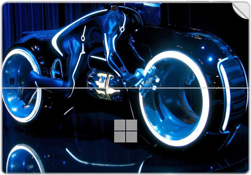 tron motorcycle wrap