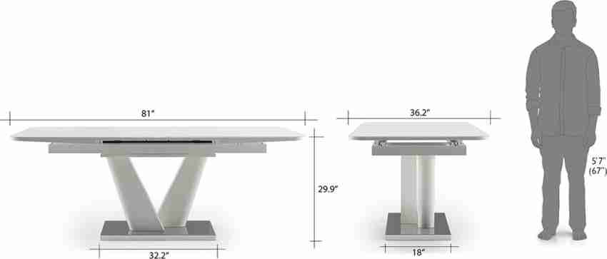 Urban ladder deals extendable dining table