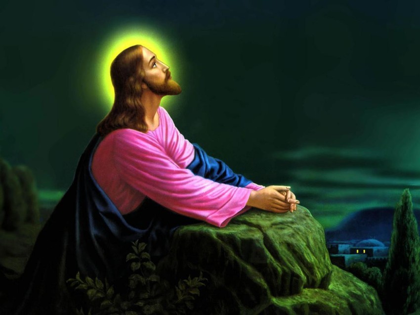 Download Silhouette Of Christ Jesus 4K iPhone Wallpaper | Wallpapers.com