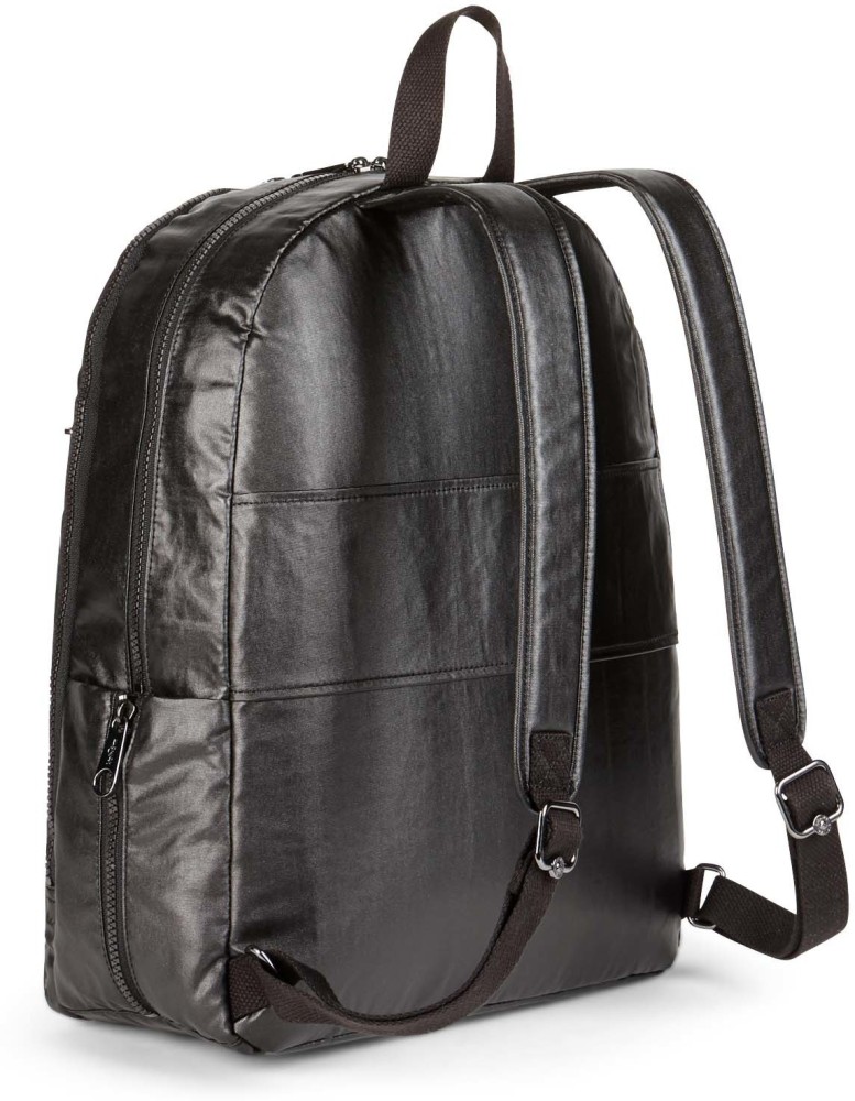 Kipling leather online backpack