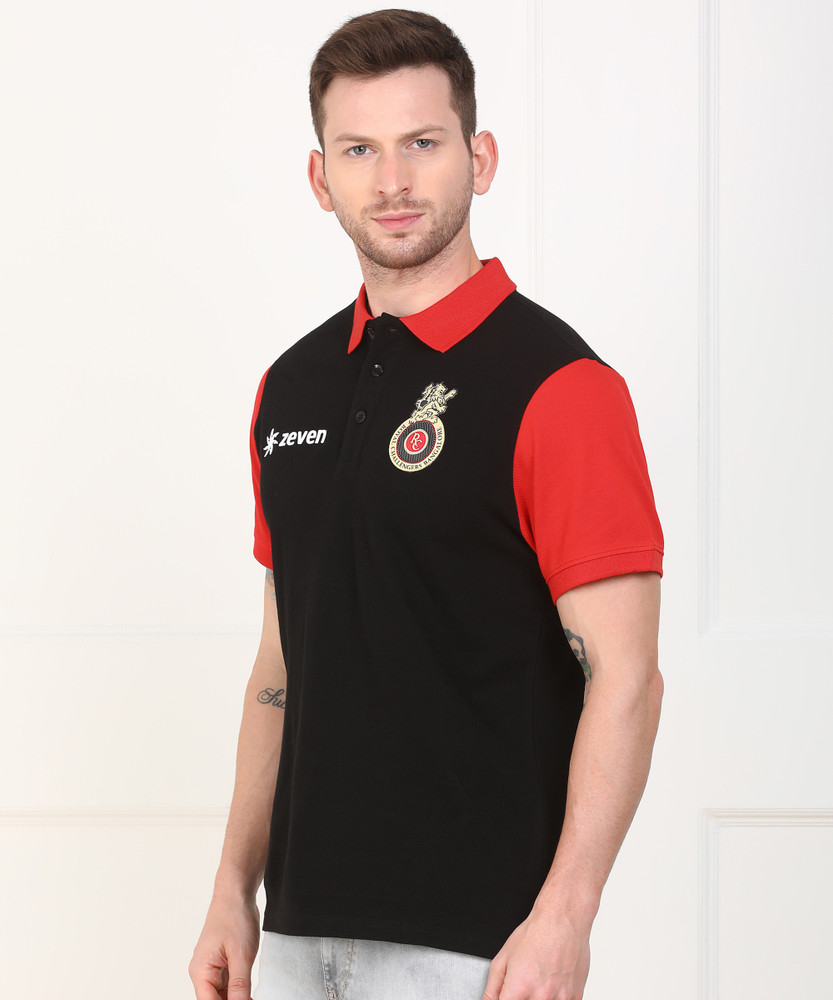 Rcb black sale polo t shirt