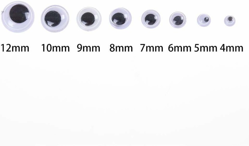 White Black CraftDev Googly Eyes, Size: 12mm, Quantity Per Pack: 4000 at Rs  400/pack in Mumbai