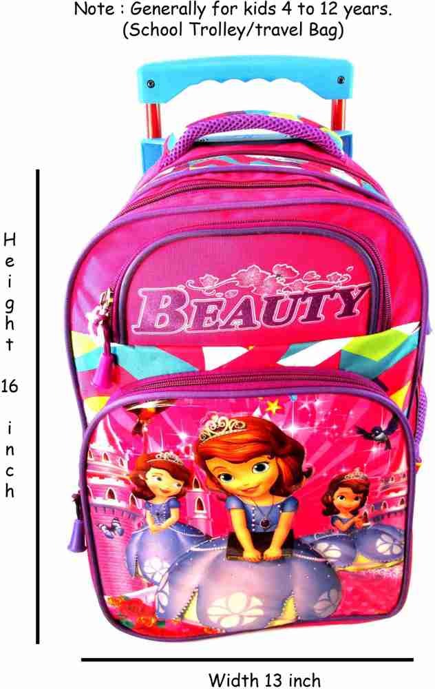 Sofia the first trolley bag new arrivals